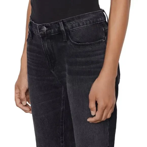 NWT FRAME Le Garcon Crop Straight Leg Boyfriend Jeans In Wilkinson Destruct 26